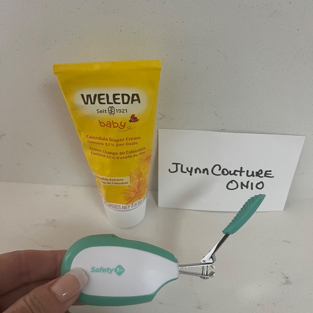 Weleda Baby Calendula Nourishing Body Cream, 2.8 fl oz,Safety first nail clipper
